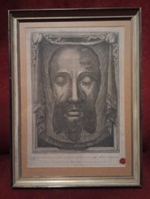 Pope Leo XIII relic Veronica Veil Shroud Christ Holy Face vatican seal COA 1883