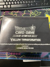 DRAGON BALL SUPER TCG: YELLOW TRANSFORMATION STARTER DECK - Lot of 6 -  SEALED