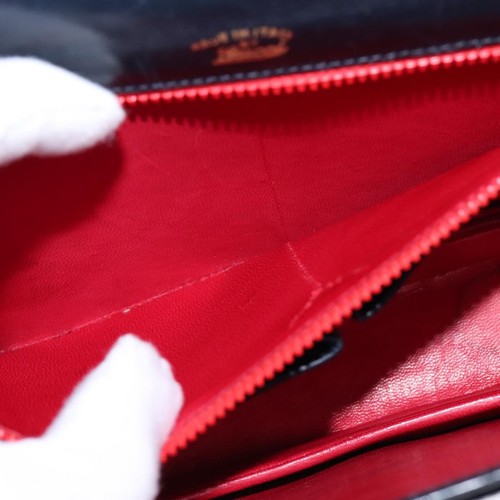 Auténtico bolso de hombro Gucci Horsebit de cuero azul marino - Imagen 21 de 22