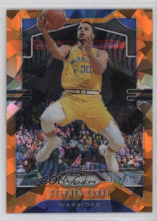 2019-20 Panini Prizm Orange Ice Prizm Stephen Curry #98 17a5