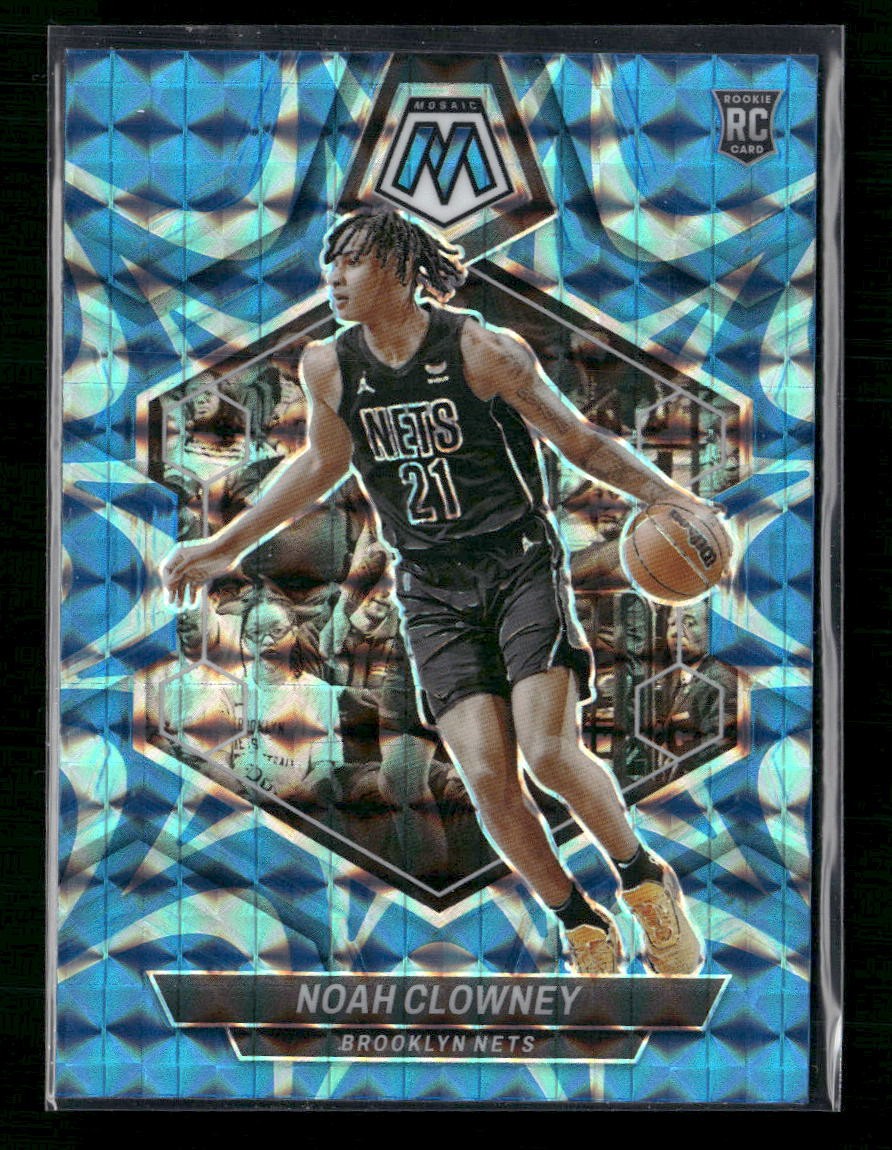 Panini 2023-24 Panini Mosaic #250 Noah Clowney Reactive Blue