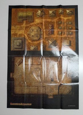 2010 WOTC D&D Miniatures 2 sided Battle Map Insert B8725 39''x27''