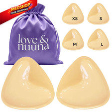 love  nuuna Double Sided Sticky Push Up Bra Inserts - Reusable Small, Nude