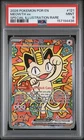 2026 POKEMON POR EN-PERFECT ORDER SPECIAL ILLUSTRATION RARE #121 MEOWTH EX PSA 9