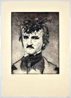 Fischer, E. A. Poe. [19]76. [Signed Original Etching].