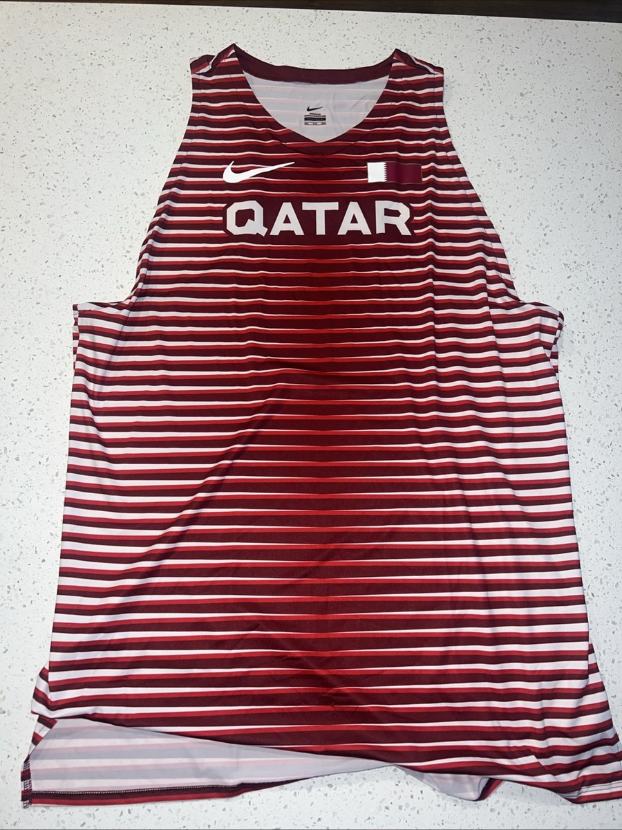 Nike Pro Elite Olympic Singlet Qatar Red Sz XXL CI8814-611 | eBay