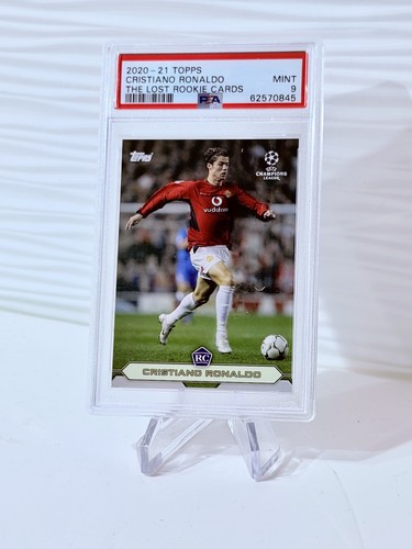 2020-21 Topps the Lost Rookie Cards - Cristiano Ronaldo PSA 9