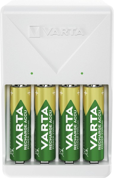 Varta Batterie LadegeräT Plug Charger 4X AA 56706 2100Mah Stecker LadegeräT-image