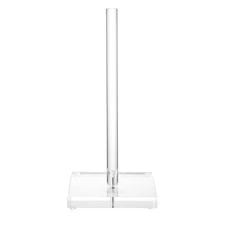 Transparent Acrylic Paper Towel Stand Holder, Freestanding Tabletop Roll Pape...