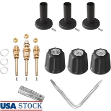 All Metal Bathtub Trim Set Durable Brass Zinc Easy Install Faucet Replacement US
