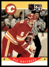 1990-91 Pro Set Ric Nattress Calgary Flames #426