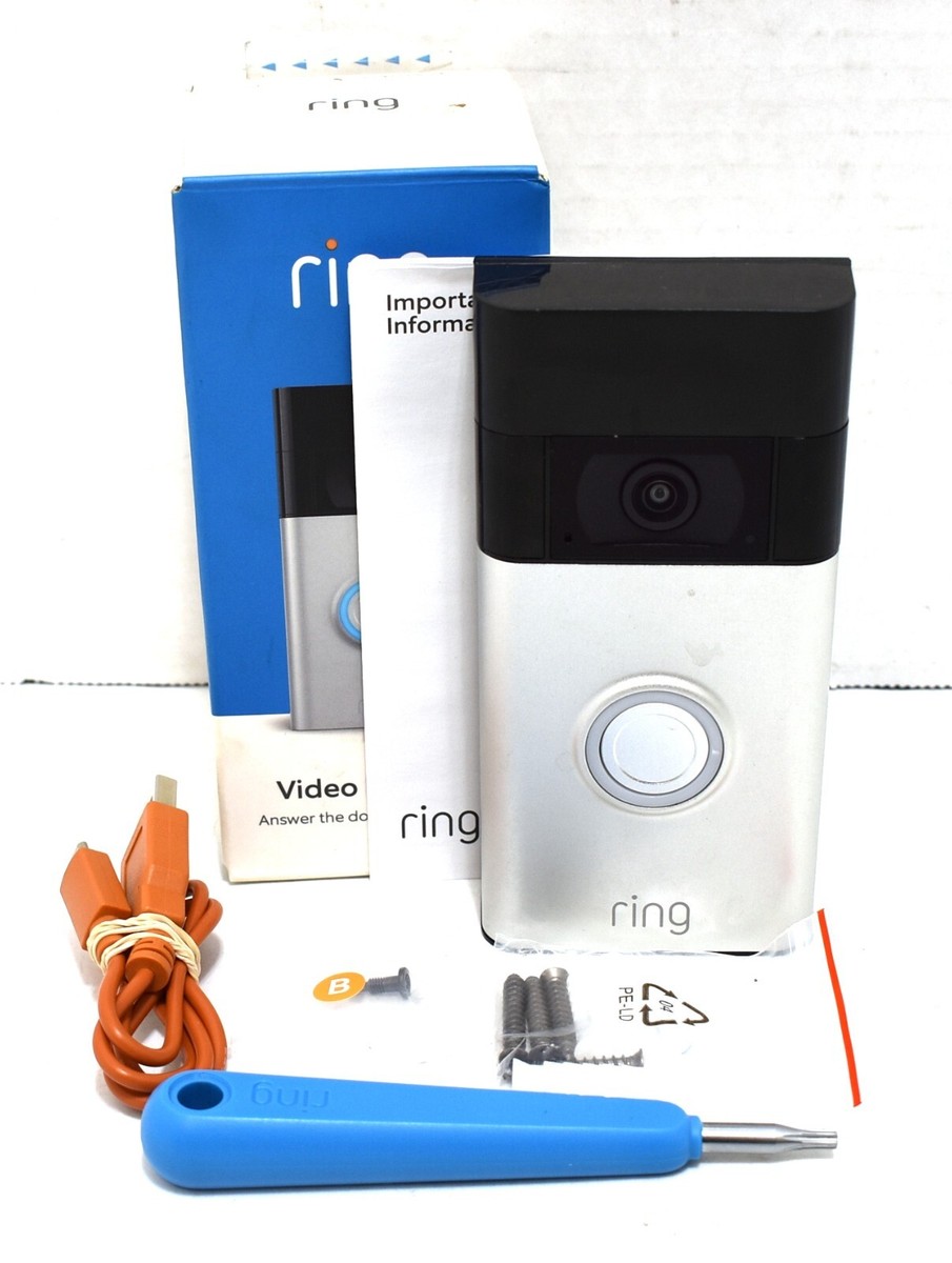 Ring Video Doorbell 2nd Gen Satin Nickel 23-009025-02