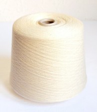 Italian cotton - cashmere yarns, 2.43 lb / 1100 grams cone