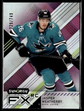 2022-23 UD Synergy FX Rookies Jasper Weatherby /749 #FXR-JW H8R3C