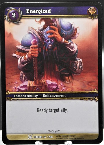 WORLD OF WARCRAFT TCG Blizzard "DRUMS OF WAR" SINGLES Basic YOU PICK 2008 - Picture 34 of 177