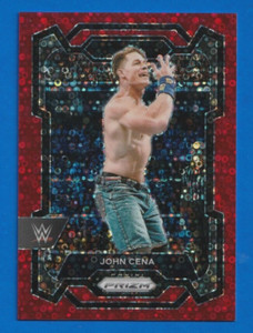 2024 WWE Prizm Undercard JOHN CENA RED DISCO PRISM /99