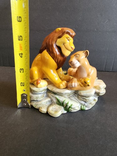Vntg Disney Lion King Schmid Porcelain Musical Figure Nala, Mufasa, Simba READ - Picture 7 of 7