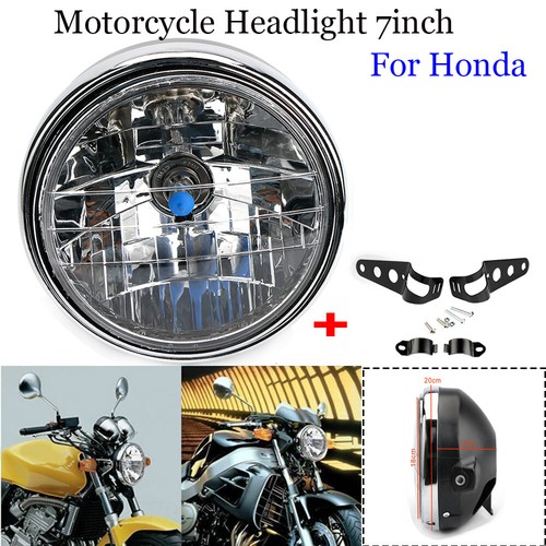 7" Motorcycle Motorbike Headlight & Bucket For Honda CB400 Hornet 600 VTR 250 - 第 1/10 張圖片