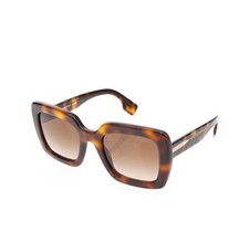 BURBERRY Womens Oversized Tortoise Square Fra...