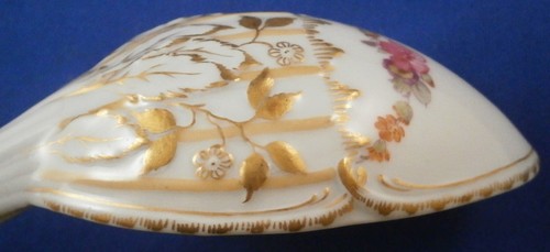 KPM Berlin Porcelaine Reliefzierat Stabrelief Serving spoon Porzellan Löffel - Photo 8 sur 8