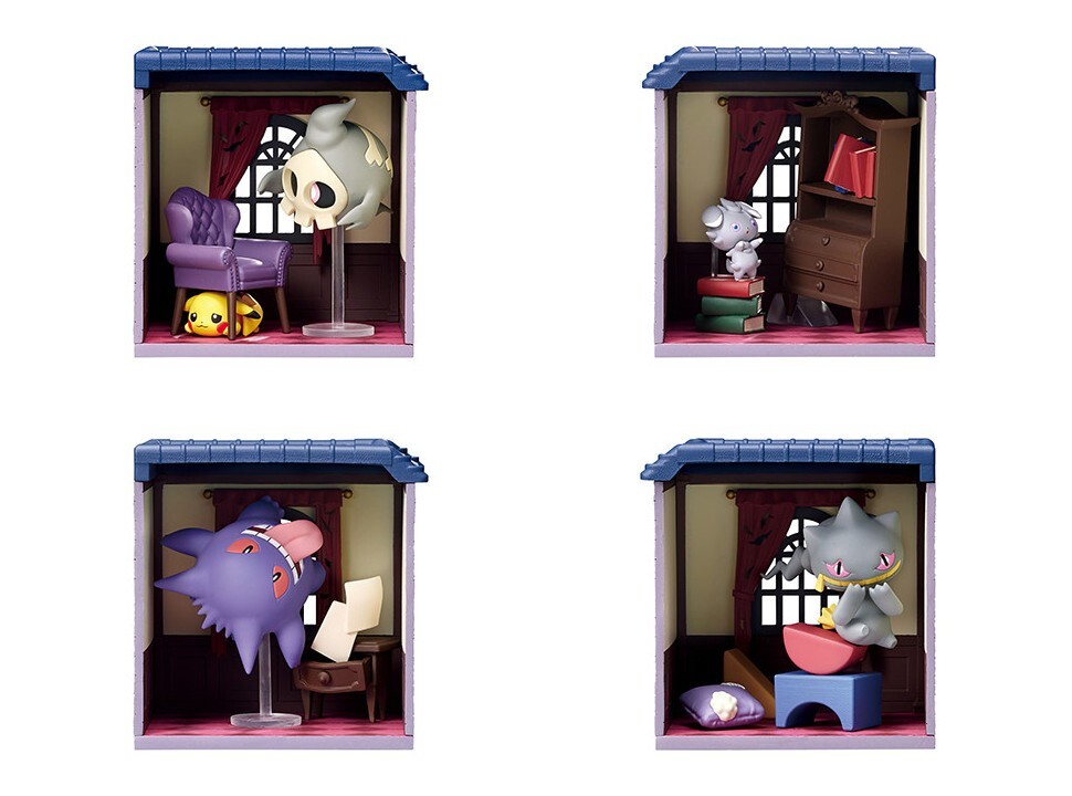 user_c7d7d101yukiemon TOYナイトボックス 4点 Re-Ment Pokemon Midnight Mysterious Mansion Collection Figure Box