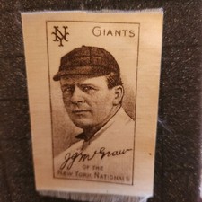 S74 1909-1911 Silk John McGraw Baseball Excellent - Near Mint Shape