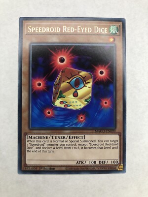 Speedroid Red-Eyed Dice - MAGO-DE099 - Rare - 1. Auflage (Near Mint)