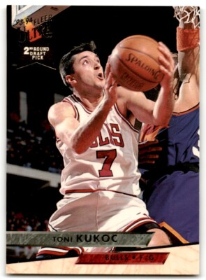 1994-95 Fleer Ultra 2nd Round Draft Pick Toni Kukoc Chicago Bulls #221