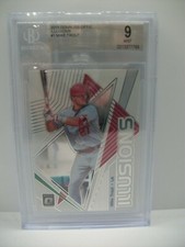 MIKE TROUT 2019 Panini Donruss Optic Illusions #1 BGS MINT 9 Angels