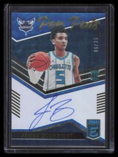 2021-22 Elite Pen Pals Blue 29 James Bouknight Rookie Auto 5/35