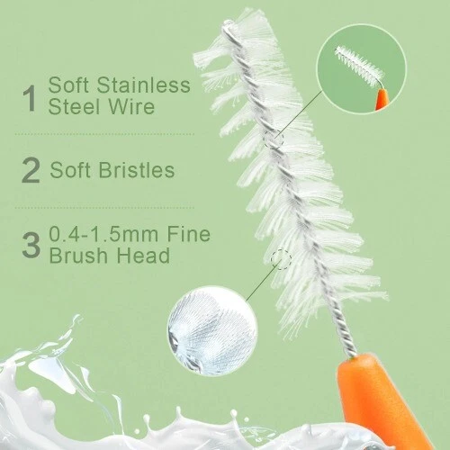 30Pcs Dental Orthodontics Brace Interdental Brush Clean Between Teeth Toothbrush - Image 2 of 4