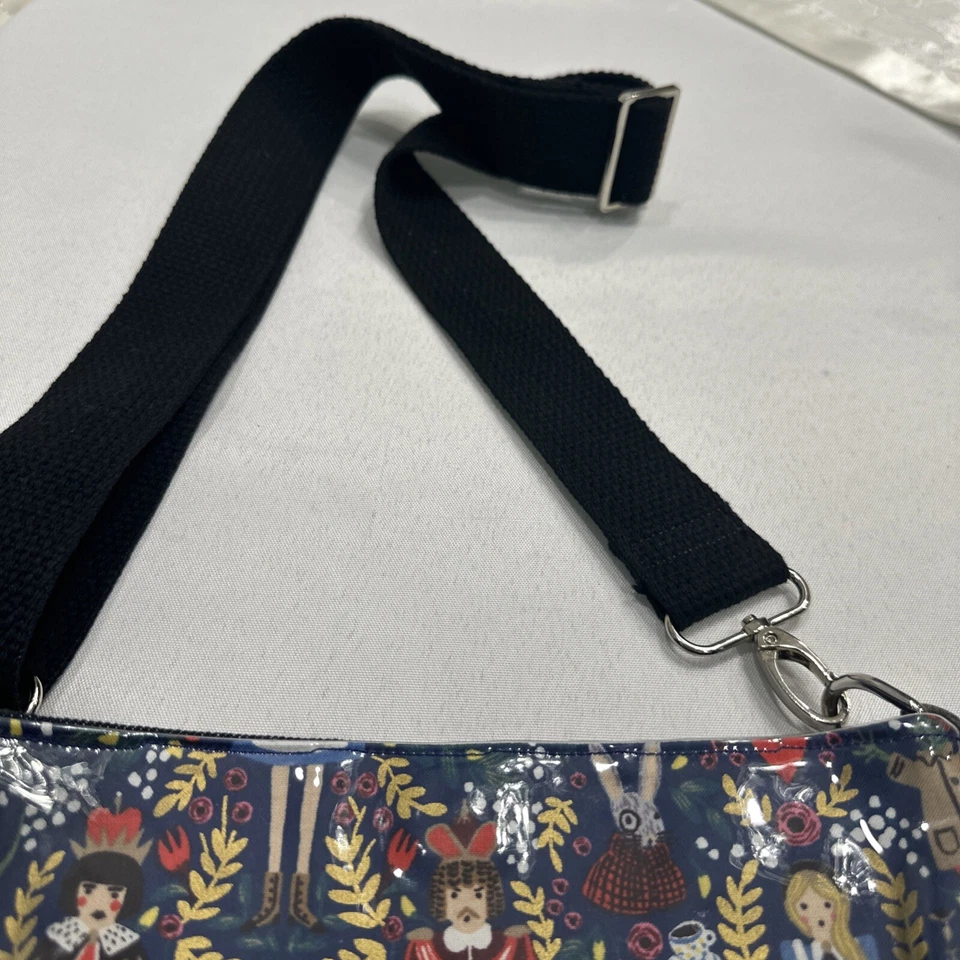 Alice In Wonderland Tote Bag Cheshire Cat Queen of Hearts Crossbody, Shoulder - Image 2 of 4