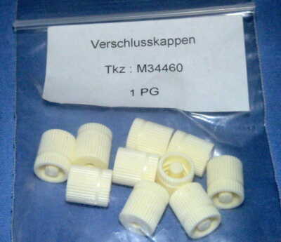10 DRÄGER M34460 Luer Lock Cap Kappe Verschlusskappen Adapter MR 532 F&P MP01007