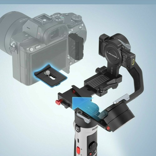 Estabilizador de cardán portátil de 3 ejes para cámaras de teléfono inteligente Zhiyun grúa M2 S M2S - Imagen 6 de 8