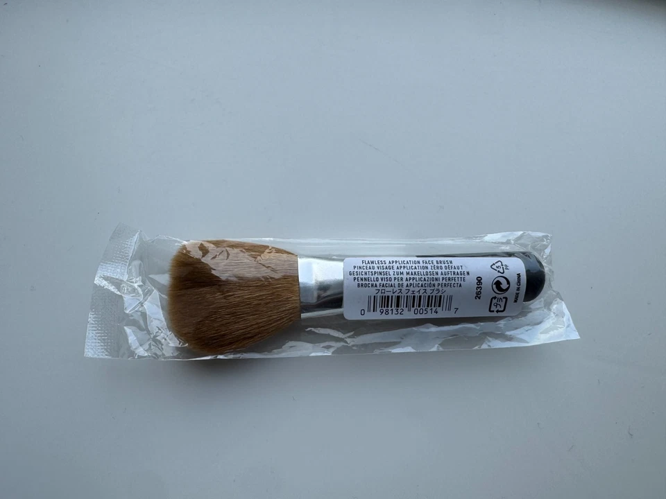 Cepillo facial BareMinerals aplicación impecable mango negro 26390 ~ sellado Foto 2 de 3