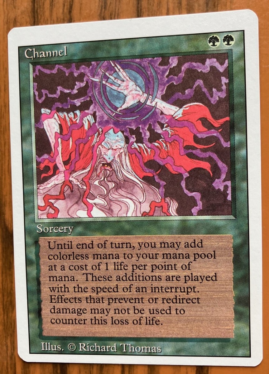 Channel MISSCUT Revised Edition MtG 1994 actual scan NM | eBay