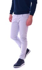 PANTALONE 370 SKINNY TRUSSARDI JEANS GRIGIO CHIARO