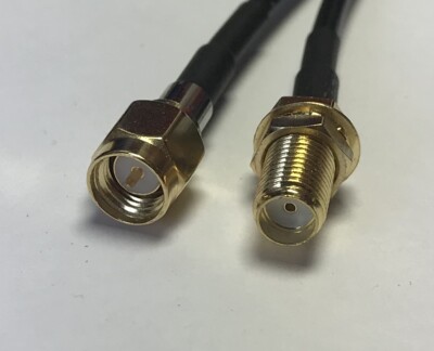 RG174 SMA Male to SMA Female Coaxial Cable Pick Your Length USA Lot Fast Ship