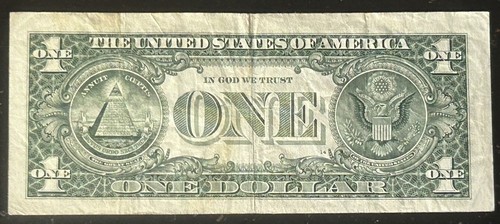 (6 OF A KIND!) $1 6 Of A Kind 1s Fancy Serial Number K21161111D Series 2003 - Picture 3 of 3