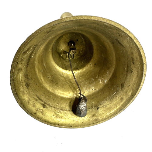 Vintage Israel Hanukah Antique Bell Bronze Brass Quality Medium Loud Sound Rare - Picture 3 of 5