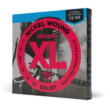 5 Sets D'Addario EXL157 Baritone 14-68 Electric Guitar Strings