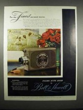 1947 Bell  Howell Filmo Auto Load Movie Camera Ad