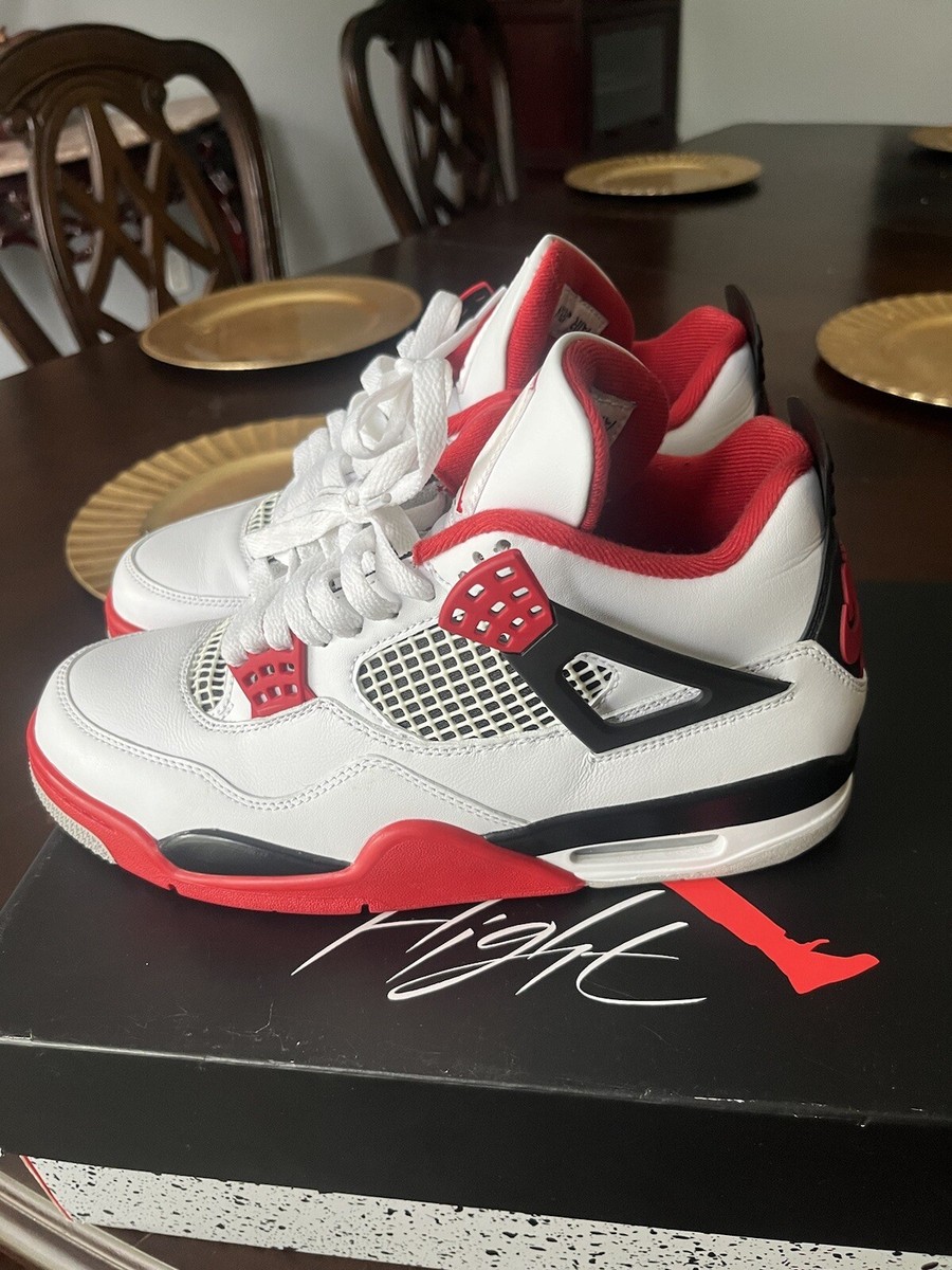 Size 8 - Jordan 4 Retro OG Mid Fire Red 194499969914| eBay