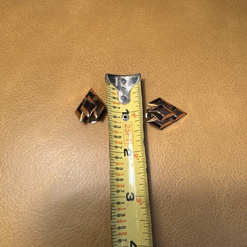 RENOIR Vintage Copper Choker Necklace & Matching Clip On Earrings Jewelry - Picture 6 of 8