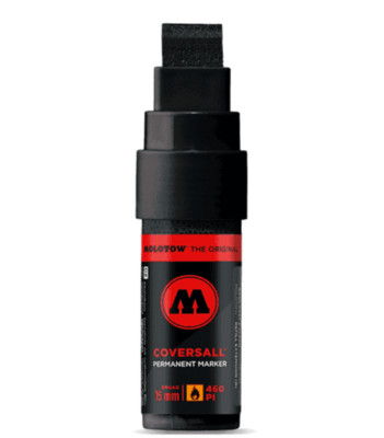 Molotow 460PI CoversAll Black Marker Pen 15mm Oil-Basis Permanent, Graffiti Art