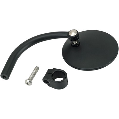 Biltwell Inc. 6503-578-131 4in. Round Utility Mirror w/ Clamp On Mount for