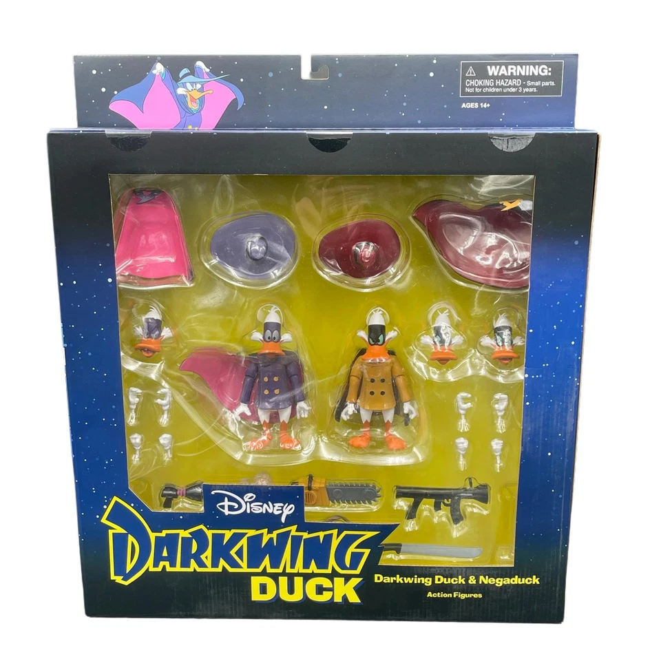 Diamond Select Toys Dawwwing Duck and Negaduck Deluxe Figura de Acción Juego de Caja Foto 4 de 4