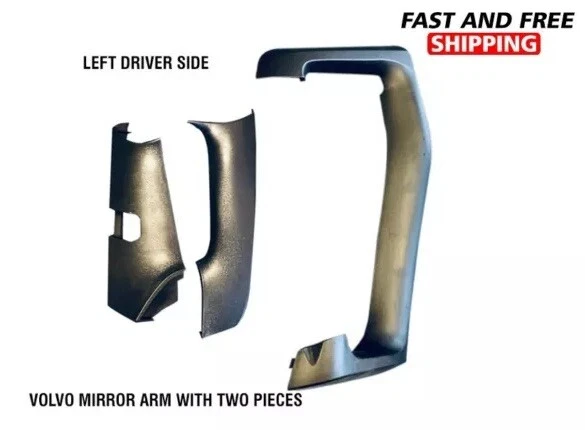 Крышка рычага зеркала VOLVO VNL VN 3 штуки черная левая со стороны водителя 2004-2021 - Изображение 3 из 4