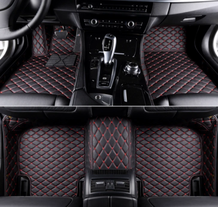 For Nissan Full Cover Car Floor Carpets Mats Custom Waterproof 2 Rows Rugs - Изображение 2 из 4