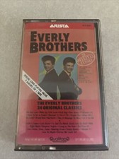 Everly Brothers: 24 Classics Greatest Hits Cassette ARISTA Rock  Roll..TESTED